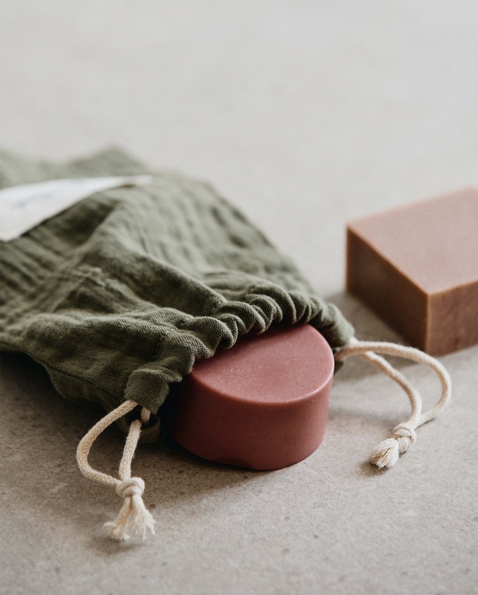 Sæbepose bomuld | GREEN - naordal.com