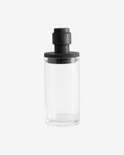 SALVIE opbevaringsglas med låg i sort, L - klar - naordal.com