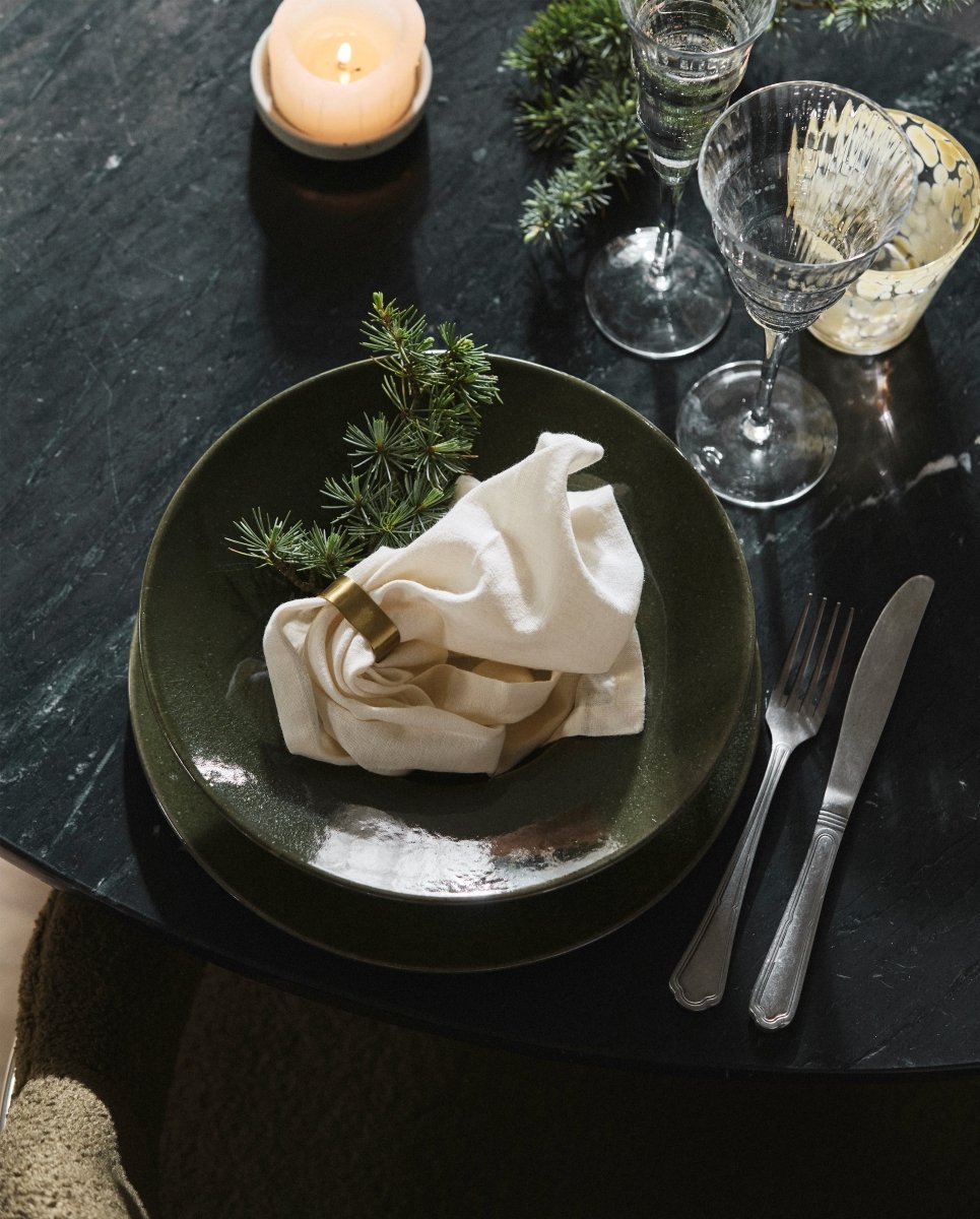 Stofserviet i bomuld - 40x40 cm - off white - naordal.com