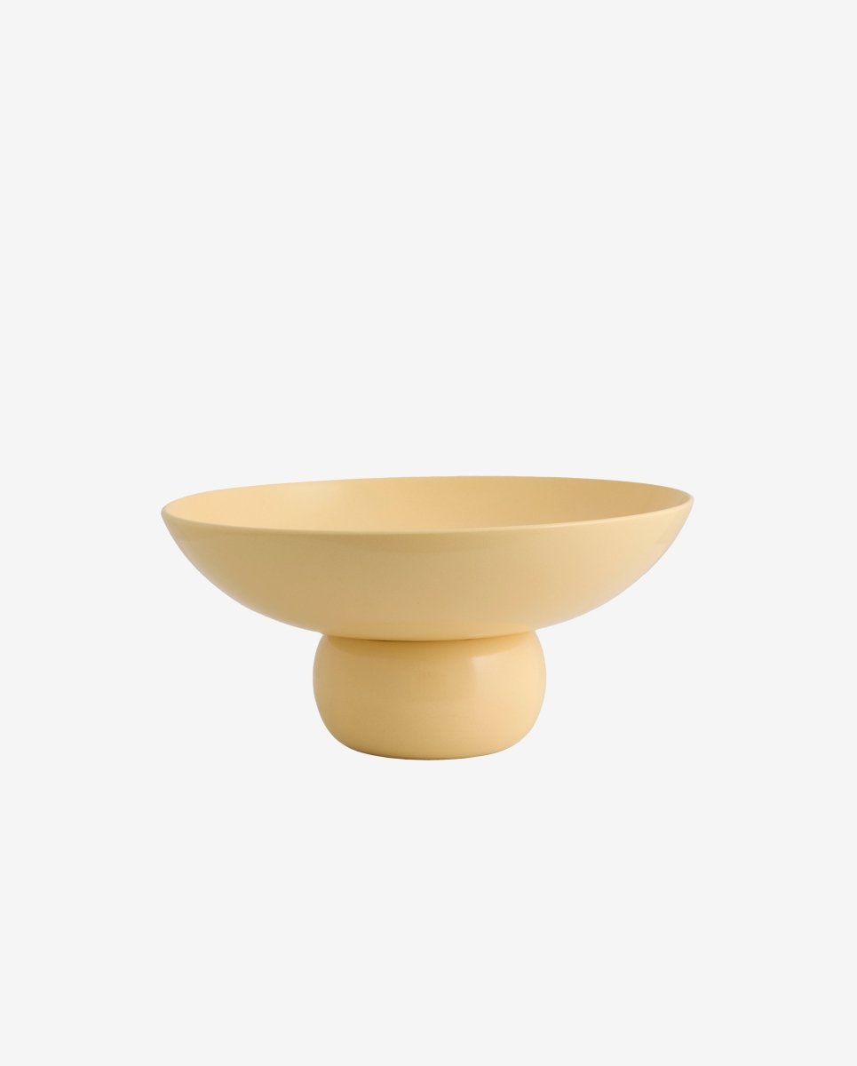 VITELLO dekorationsskål - gul - naordal.com