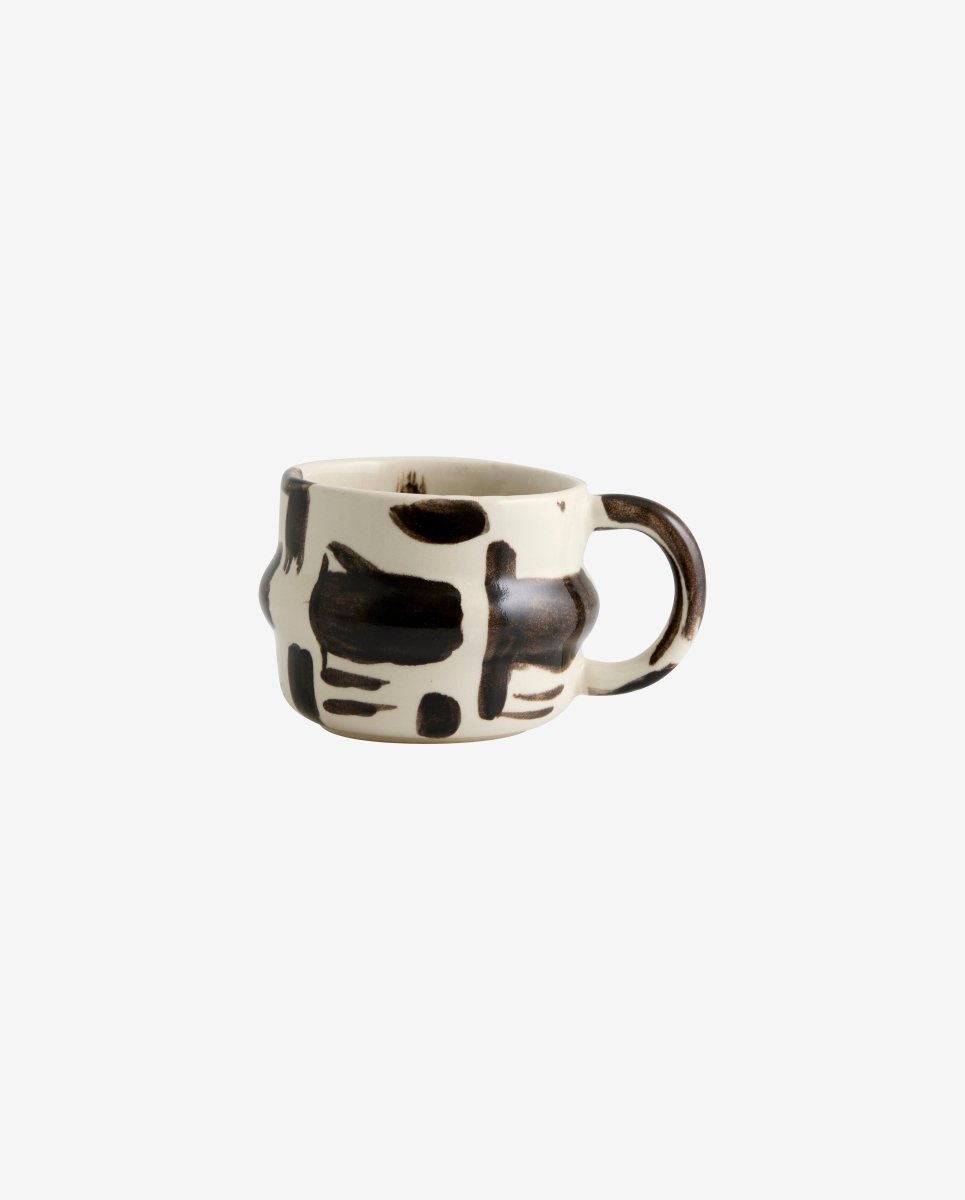 YSIA kop, colorblock - sort/råhvid - naordal.com