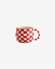 YSIA kop, tern - rød/råhvid - naordal.com
