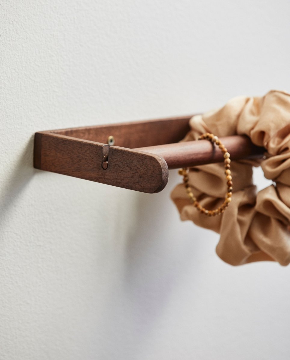 ZATON toiletrulleholder, træ - natur - naordal.com