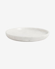 MARBLE fad i marmor - ø17 cm - hvid