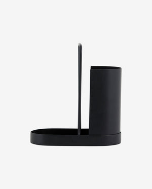 KAKI holder til opvaskebørste - 8,4x17,9 cm - sort