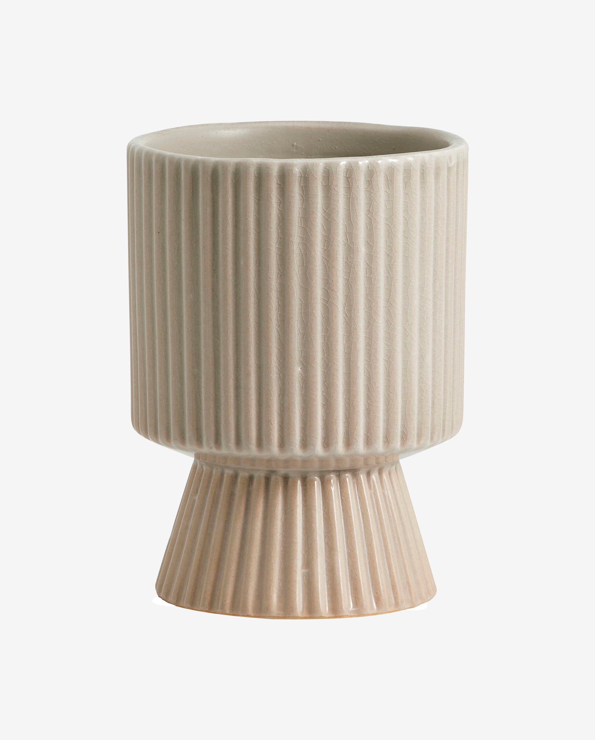 MULL urtepotte i stentøj - small - ø10 cm - sand