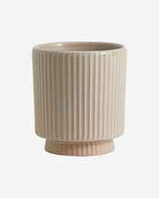 OXNA urtepotte i stentøj - ø15 cm - sand