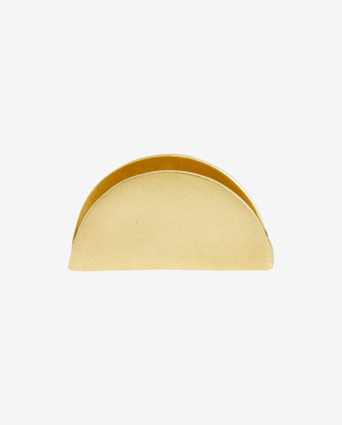 VIS knage / krog i jern - halvcirkel - l4,5 cm - guld finish