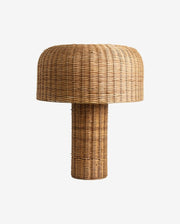 ATUM bordlampe i flettet sukkerrør - h50 cm - natur - naordal.com