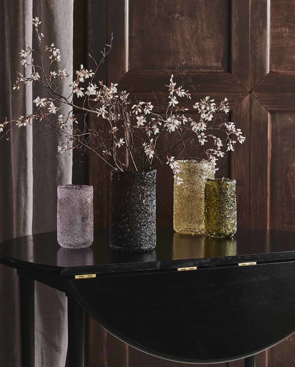 CLYDE glasvase - h25 cm - ravgul - naordal.com