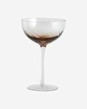 GARO cocktailglas - h18 cm - klar glas/brun - naordal.com