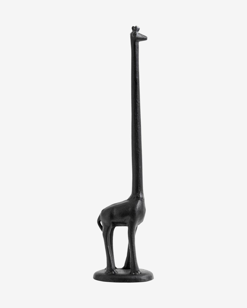 GIRAF figur i jern - h46 cm - sort - naordal.com
