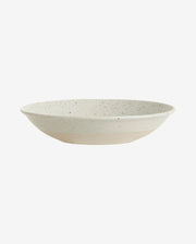 GRAINY dyb tallerken i keramik - ø22 cm - sand - naordal.com