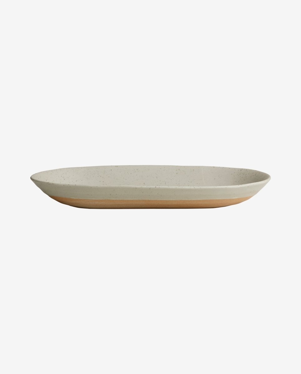 GRAINY serveringsfad i keramik - 39 cm - sand - naordal.com