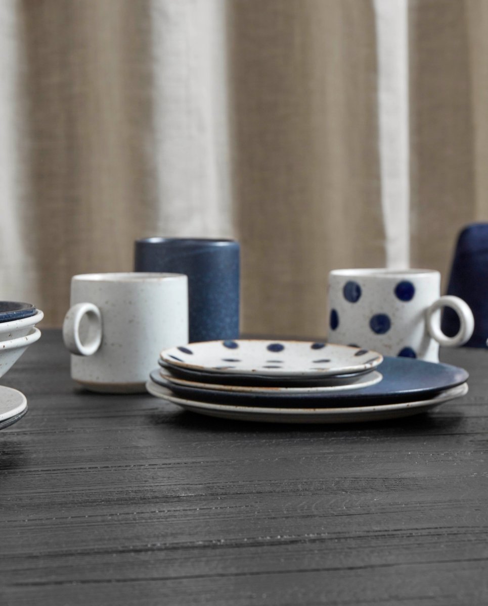 GRAINY underkop / kagetallerken - ø14 cm - mørkeblå - naordal.com