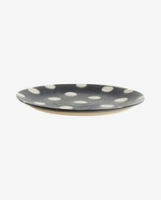 GRAINY underkop / kagetallerken - ø14 cm - mørkeblå/sand - naordal.com