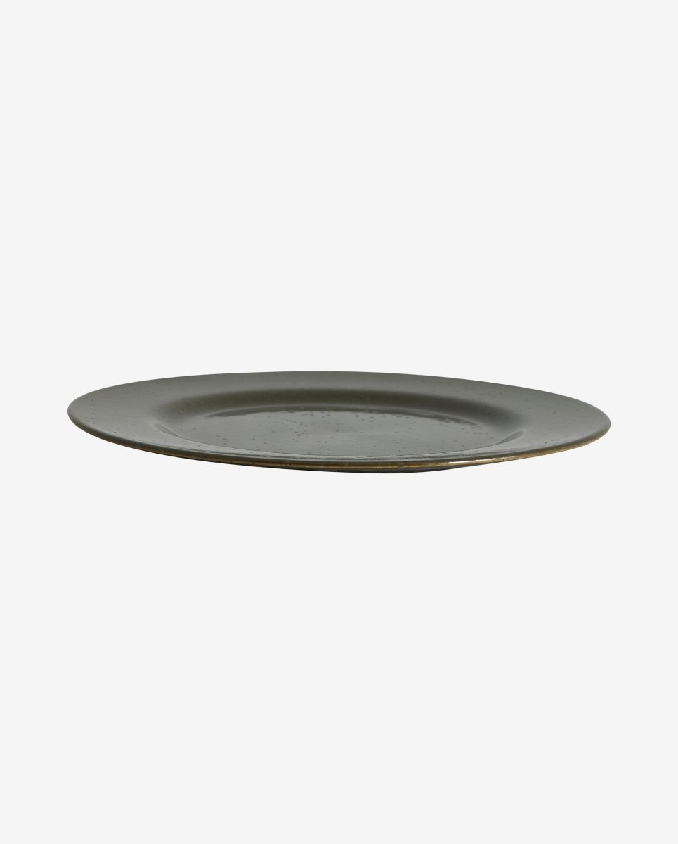 GRAWA middagstallerken - ø28,5 cm - mørk grøn - naordal.com