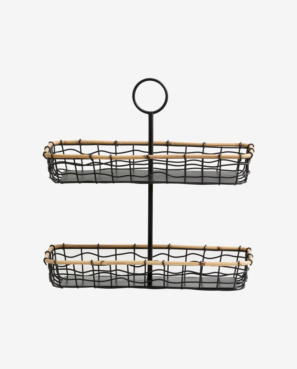 HANA opbevaringskurve i sort metalflet - sort - naordal.com