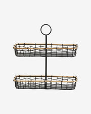 HANA opbevaringskurve i sort metalflet - sort - naordal.com