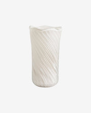HELLE vase, glas - råhvid - naordal.com
