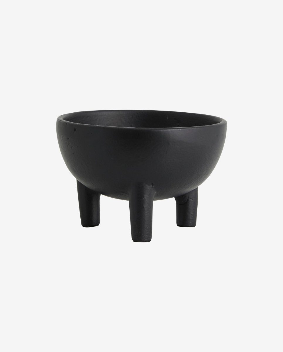 LAMU skål til opbevaring - ø13 cm - sort - naordal.com