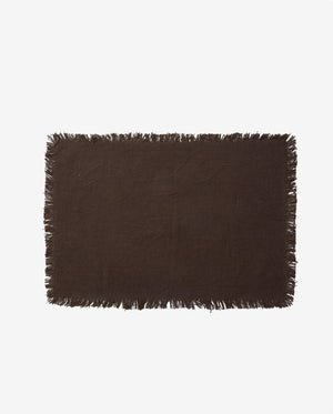 LEO dækkeserviet - brun - naordal.com