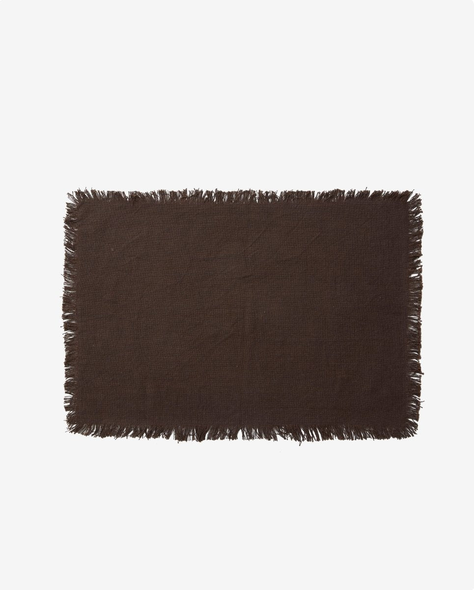 LEO dækkeserviet - brun - naordal.com