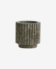 LOON urtepotte - grøn marmor - naordal.com