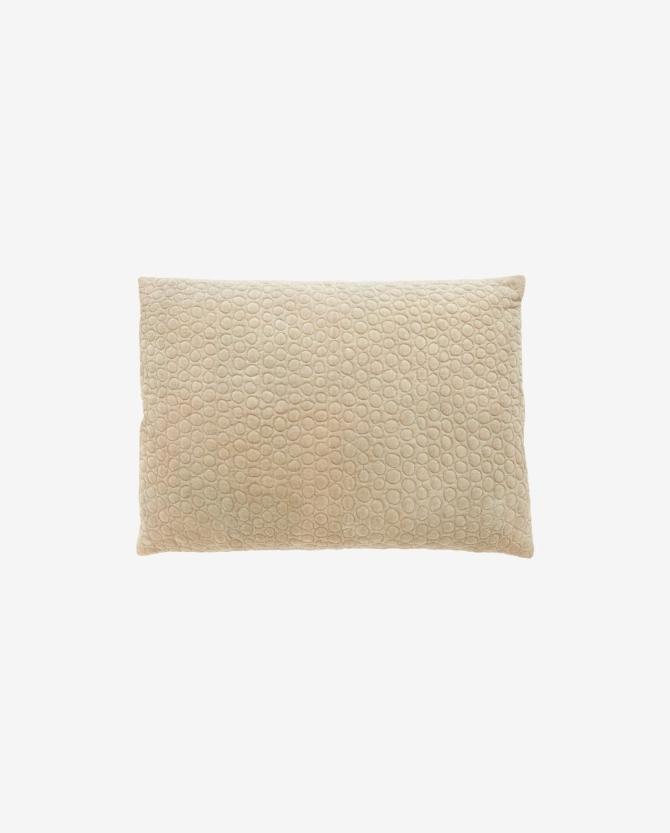 MIZAR pudebetræk i velour m/cirkler - 50x70 - pistacie - naordal.com