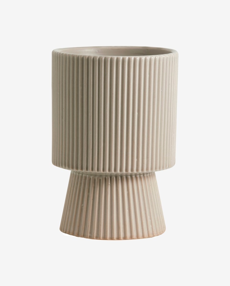 MULL urtepotte i stentøj - large - ø16 cm - sand - naordal.com