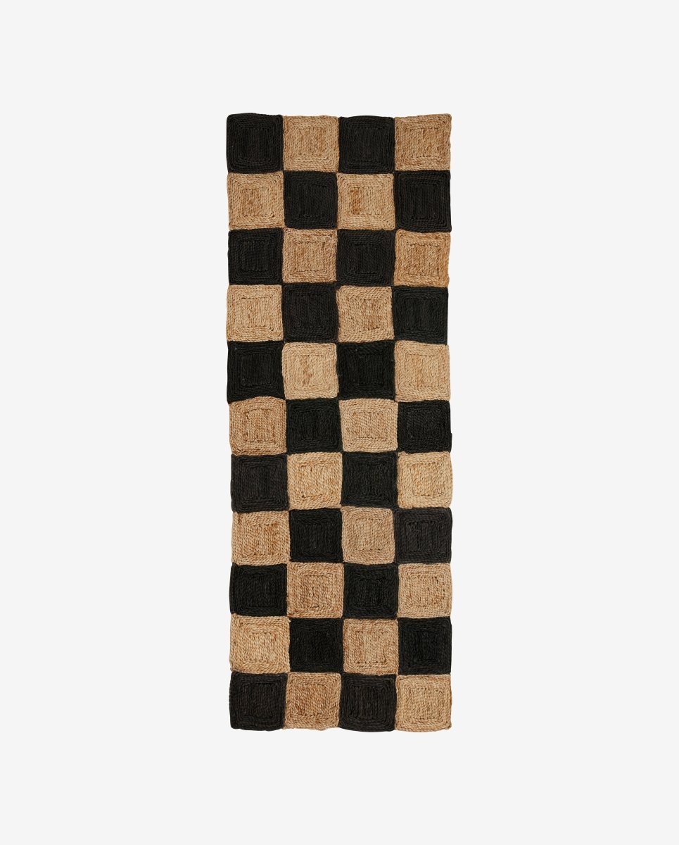 NANEA tæppe, jute, 200x70 - nature - naordal.com