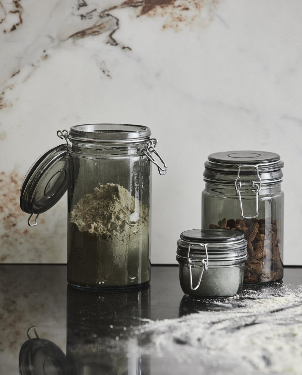 PEAR opbevaringsglas med patentlåg - 700 ml - naordal.com