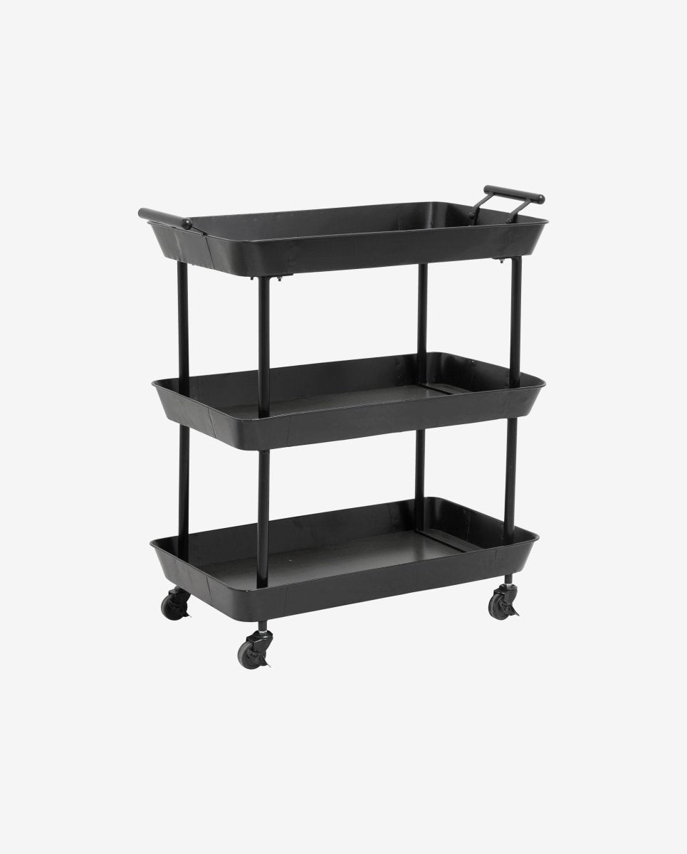 Rullebord i jern - 66x41 - sort - naordal.com
