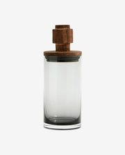 SALVIE opbevaringsglas med låg i træ - 900 ml - naordal.com