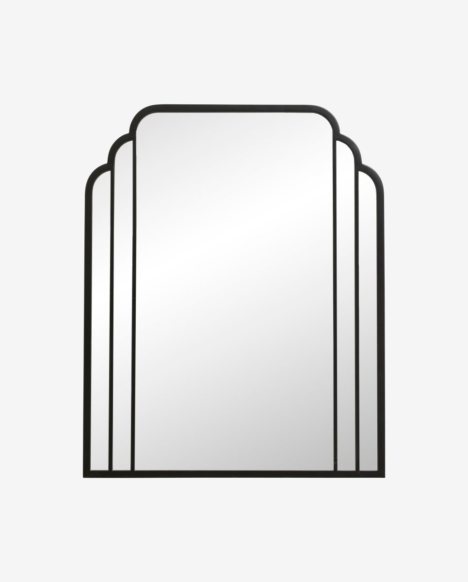 SKYLARK spejl i jern, 102x82 cm - sort - naordal.com