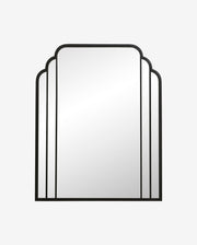 SKYLARK spejl i jern, 102x82 cm - sort - naordal.com