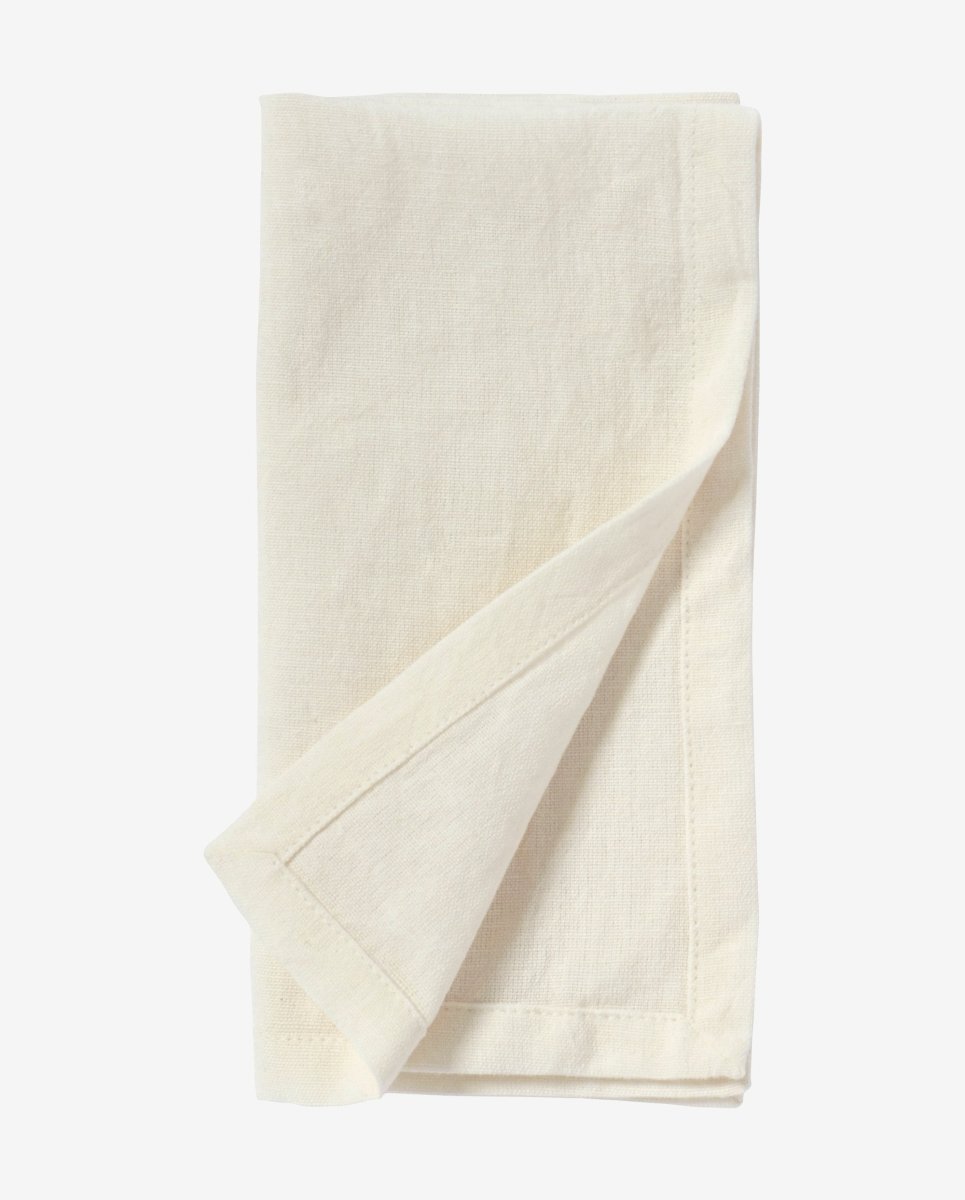 Stofserviet i bomuld - 40x40 cm - off white - naordal.com