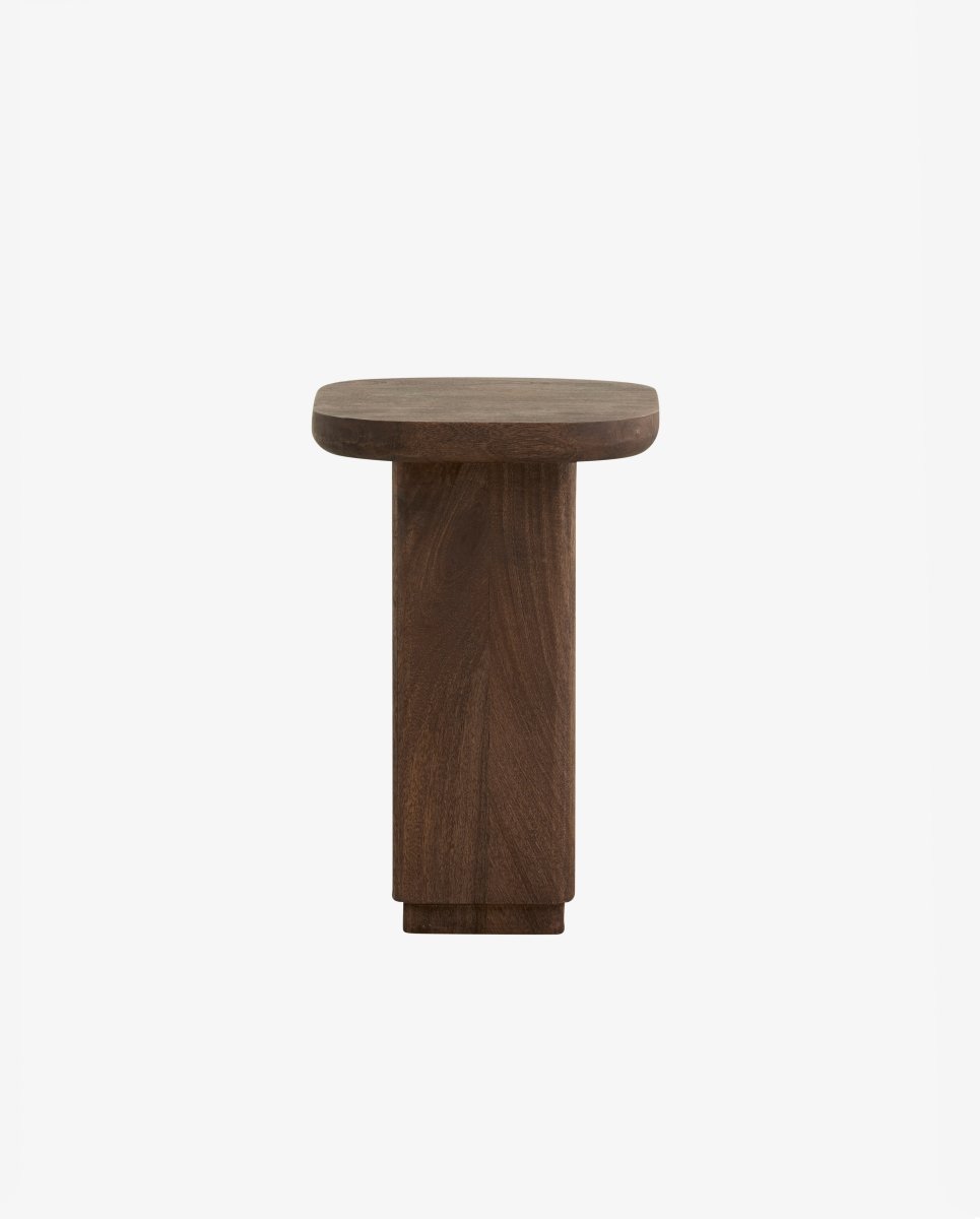 TOKE side table - dark brown - naordal.com