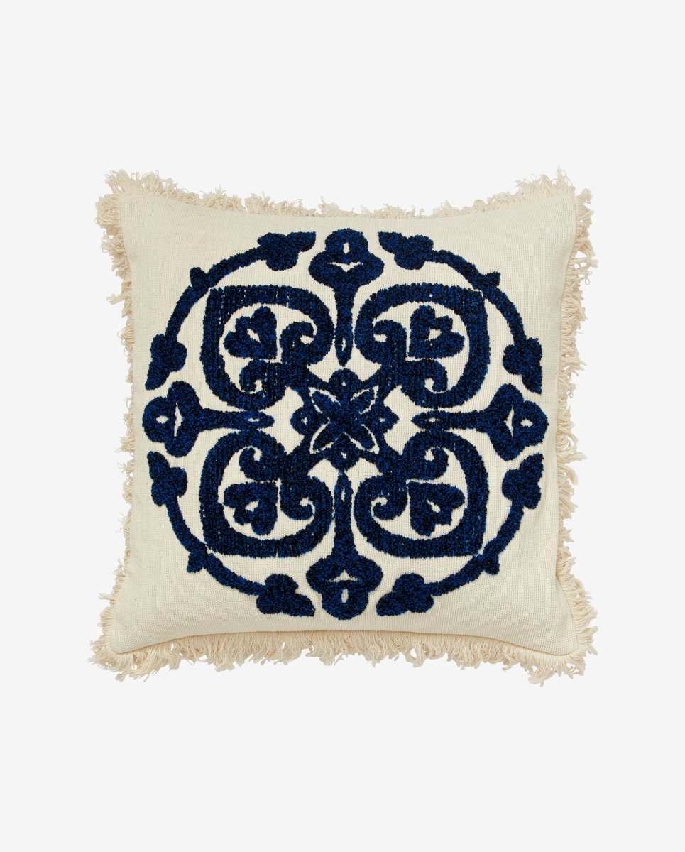 URSA pudebetræk - råhvid/blå - naordal.com