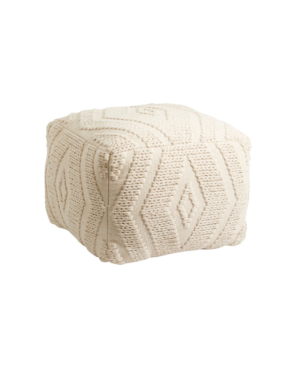 WULAR puf - råhvid - naordal.com